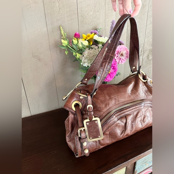 B.Makowsky Vintage Genuine Leather Shoulder Bag - Picture 2 of 15